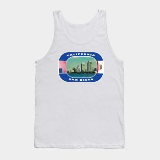 California, San Diego City, USA Tank Top